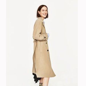Zara Woman Trench Coat (Size S, Made in Spain)